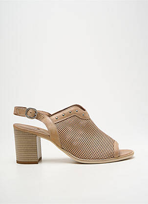 Sandale/Pantofi decupați bej NERO GIARDINI femeie