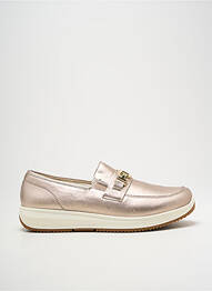 Mocasini material neted toc plat până la 3 cm auriu ARA femme