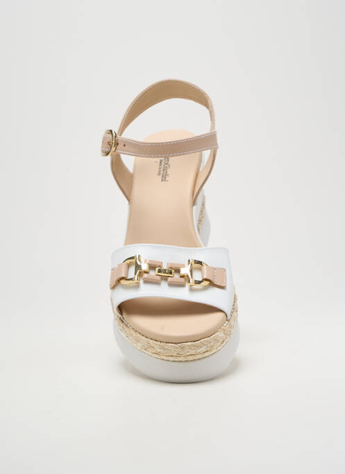 Sandale/Pantofi decupați alb NERO GIARDINI femeie