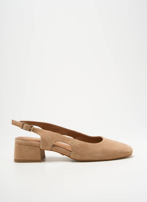 Sandale/pantofi decupați tip de talpă amortizantă toc de 4 la 6 cm bej JB MARTIN femme