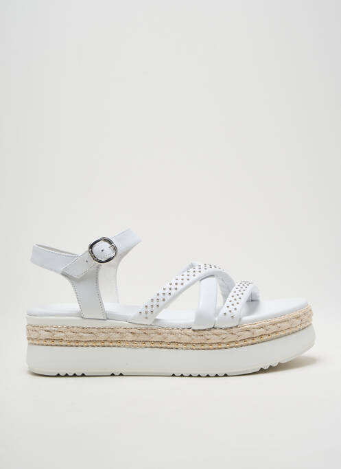 Sandale/Pantofi decupați alb NERO GIARDINI femeie