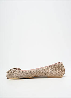 Balerine vârf rotund toc plat până la 3 cm bej PRETTY BALLERINAS femeie