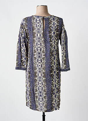Rochie midi mâneci lungi mâneci lungi albastru TRUSSARDI JEANS femeie