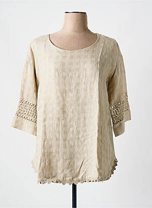 Bluză bej BLANC BOHEME femeie