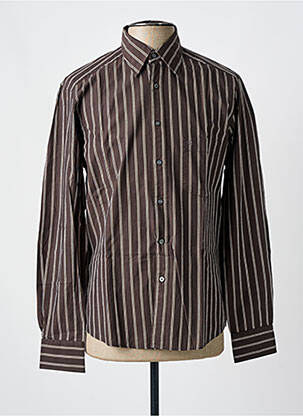 Cămașă cu mâneci lungi maro OLYMP bărbat