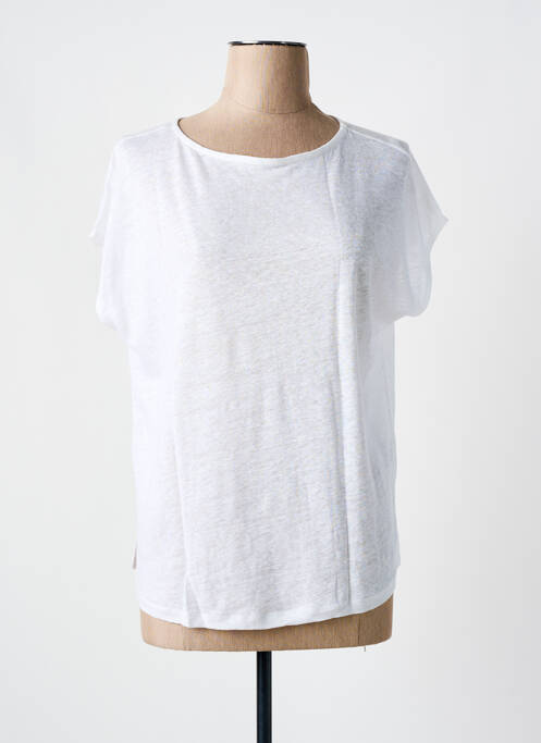 Tricou alb BLANC BOHEME femeie