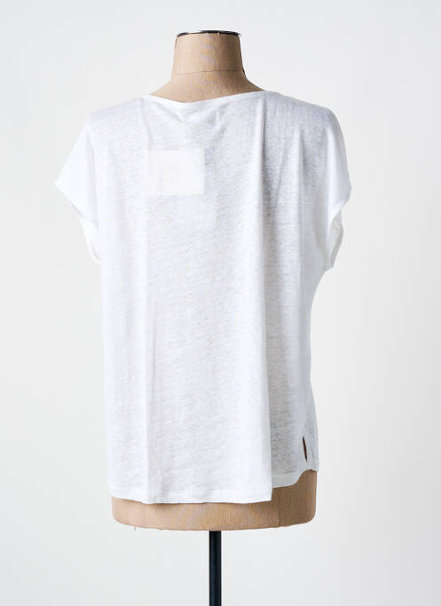 Tricou alb BLANC BOHEME femeie