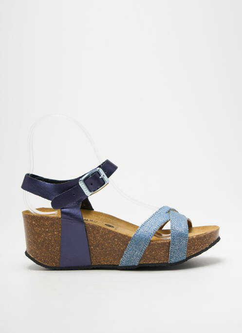 Sandale/Pantofi decupați albastru PLAKTON femeie