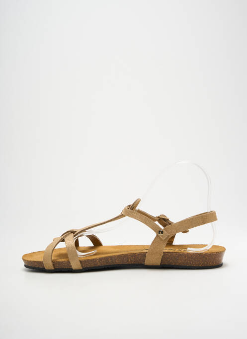 Sandale/Pantofi decupați auriu PLAKTON femeie