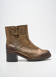 Botine/ghete material neted toc de 4 la 6 cm auriu REDSKINS femme