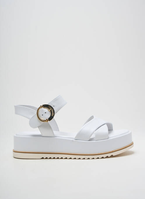 Sandale/Pantofi decupați alb NERO GIARDINI femeie