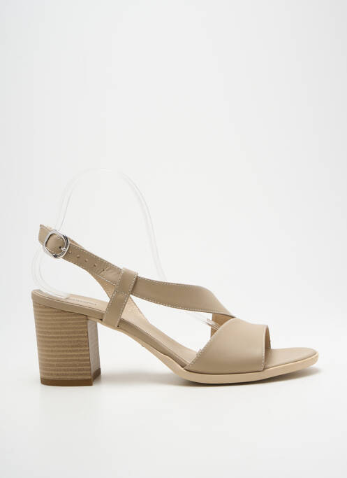 Sandale/Pantofi decupați bej NERO GIARDINI femeie