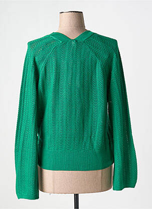 Cardigan petrecut elasticitate verde BLUTSGESCHWISTER femeie