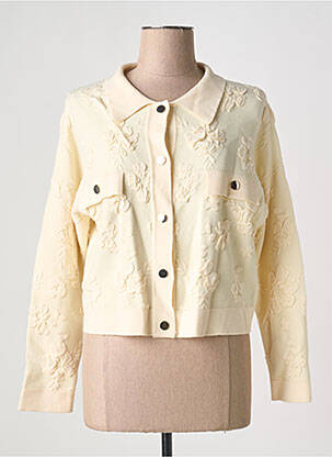 Vestă cu mâneci lungi bej ESQUALO femeie