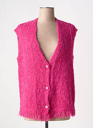 Vestă fără mâneci roz MES SOEURS ET MOI femeie