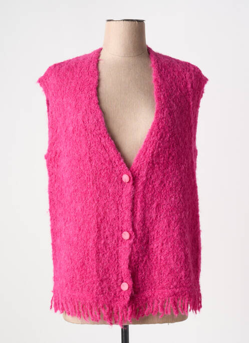 Vestă fără mâneci roz MES SOEURS ET MOI femeie