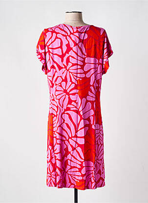 Rochie scurtă croială fluidă mâneci scurte roșu BLUTSGESCHWISTER femeie