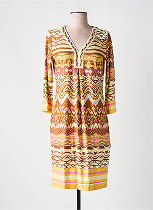 Rochie midi galben ESQUALO femeie