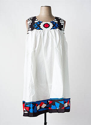 Rochie midi alb BUBBLEE femeie