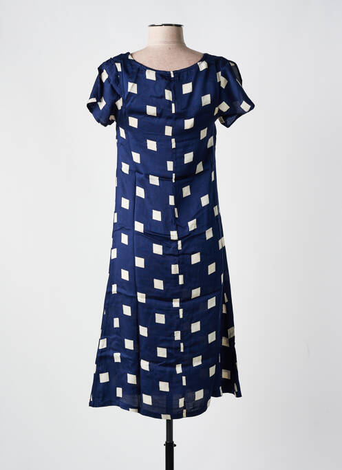 Rochie midi albastru POUNOU femeie