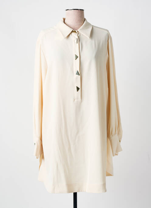 Tunică mâneci lungi bej MAT. femeie