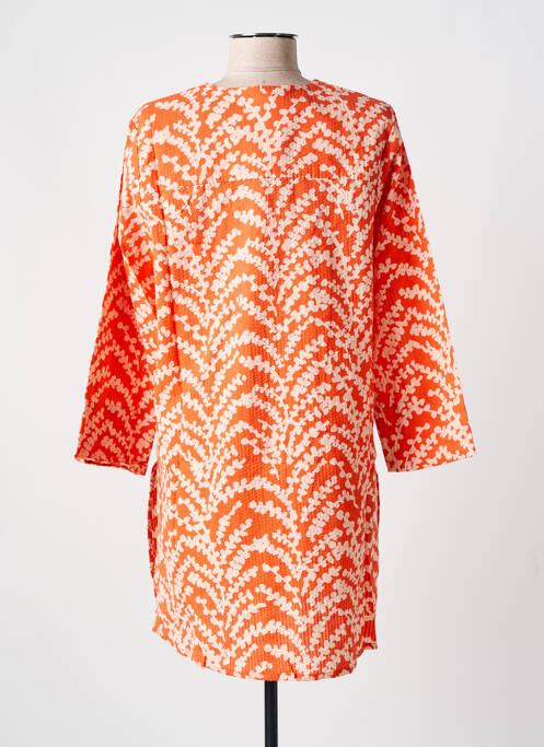 Tunică mâneci lungi imprimeu fantezie portocaliu MASAI femme