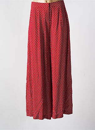Pantalon larg roșu ZILCH femeie