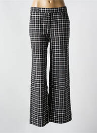 Pantalon drept țesătură poplin mărime normală negru NICE THINGS femeie