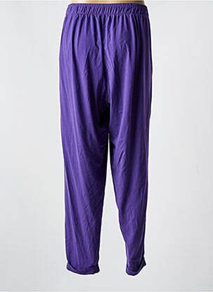 Pantalon drept elasticitate mărime normală violet MAT. femeie