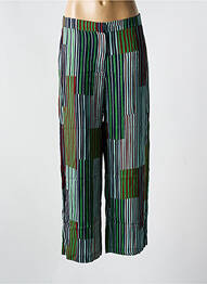 Pantalon larg țesătură crep mărime normală albastru NICE THINGS femeie