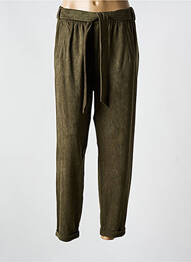 Pantalon drept elasticitate mărime normală verde MAT. femme