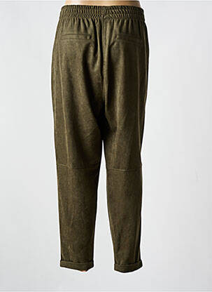 Pantalon drept elasticitate mărime normală verde MAT. femeie