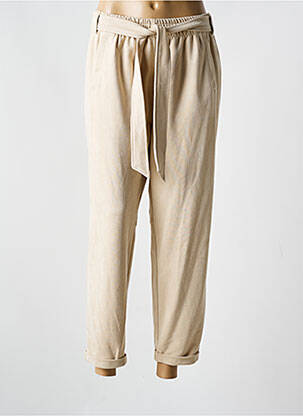 Pantalon drept elasticitate mărime normală bej MAT. femeie