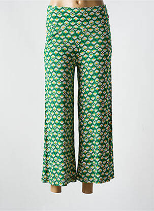 Pantalon 7/8 verde BLUTSGESCHWISTER femeie
