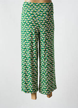 Pantalon 7/8 elasticitate mărime normală verde BLUTSGESCHWISTER femeie