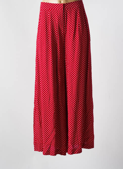 Pantalon larg roșu ZILCH femeie