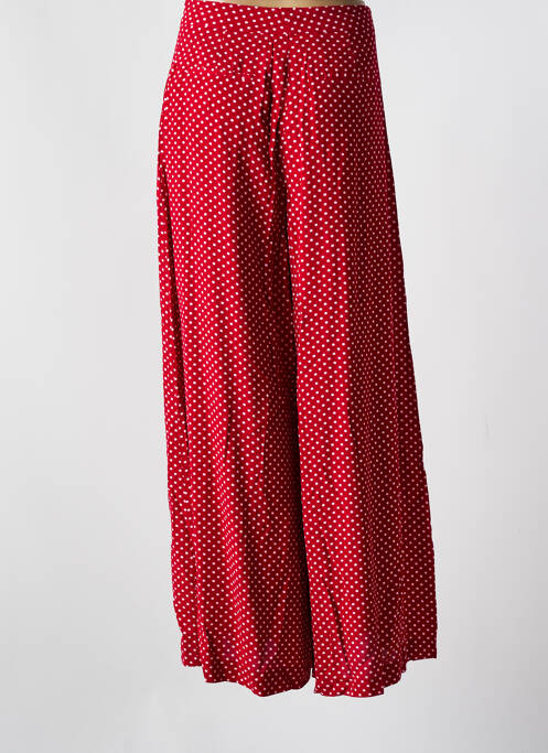 Pantalon larg roșu ZILCH femeie