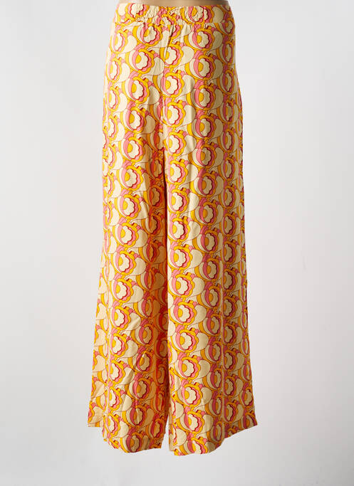 Pantalon larg galben MADEMOISELLE YEYE femeie