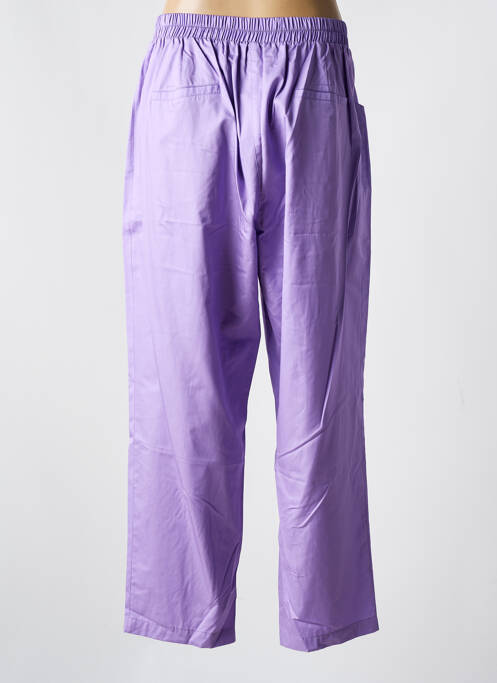 Pantalon drept violet MAT. femeie