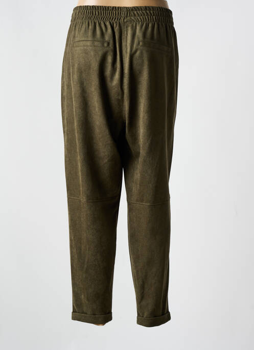 Pantalon drept verde MAT. femeie