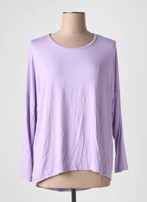 Tricou violet PINK BLACK femeie