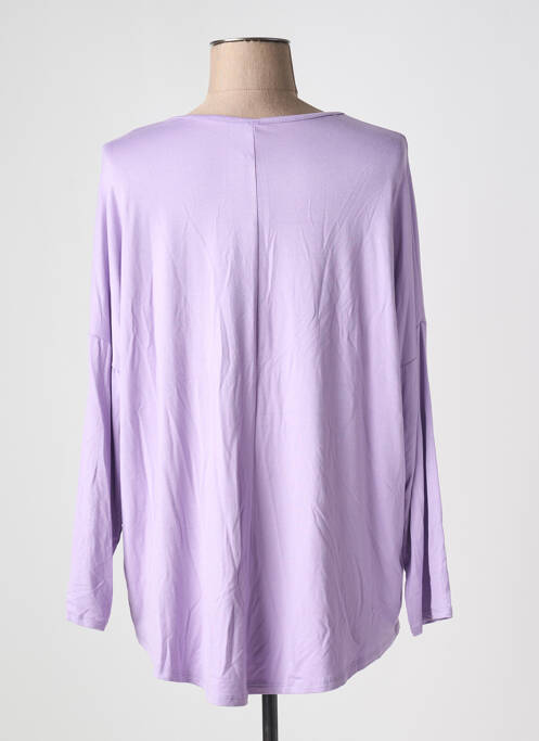 Tricou violet PINK BLACK femeie