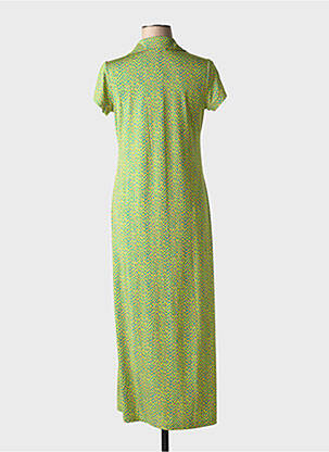 Rochie lungă mâneci scurte mâneci scurte verde SURKANA femeie