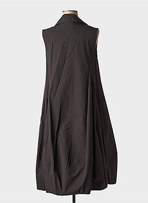 Rochie midi fără mâneci fără mâneci negru GERSHON BRAM femeie
