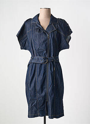 Rochie midi albastru EVA KAYAN femeie