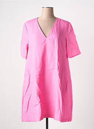 Rochie scurtă mâneci scurte mâneci scurte roz CHARMING SMILE femme