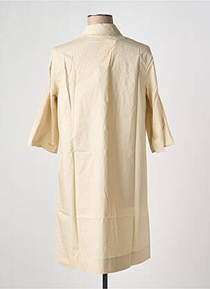 Rochie scurtă mâneci 3/4 mâneci 3/4 bej MAUD & SACHA femeie