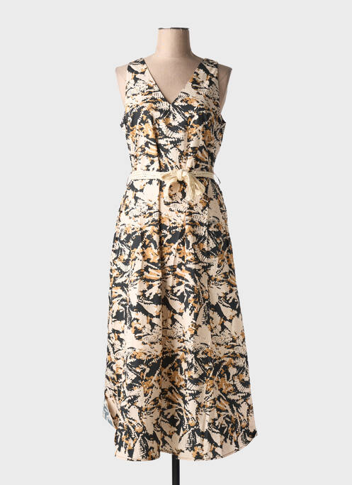 Rochie lungă bej EVA KAYAN femeie