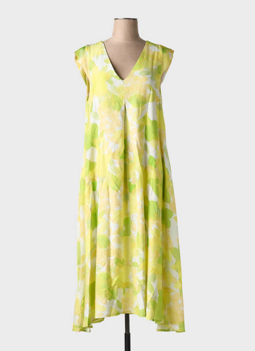 Rochie lungă galben SCORZZO femeie