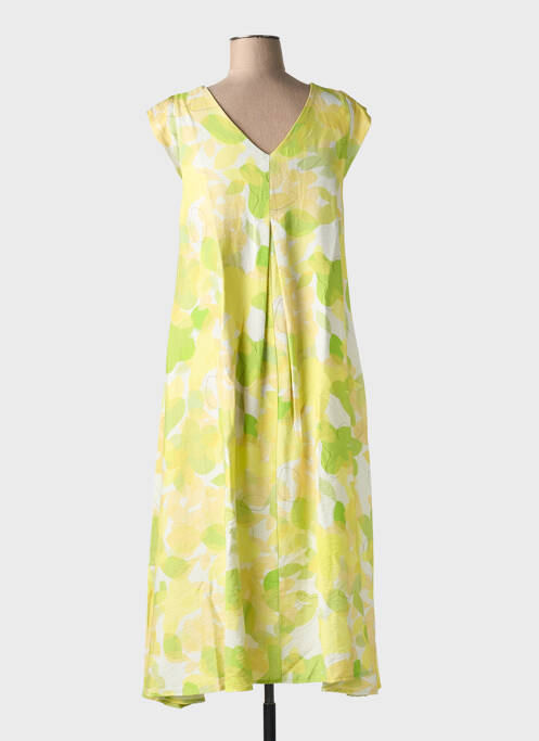 Rochie lungă galben SCORZZO femeie